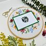 Flower Frame Embroidery Kit, thumbnail 2 of 7