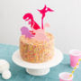 Mini Pink Dinosaurs Party Cake Topper Collection, thumbnail 1 of 3