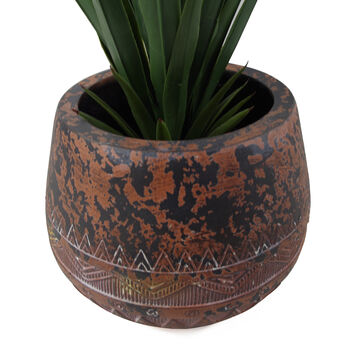 Large Composite Planter Brown / Black, 4 of 7