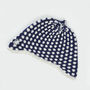 Personalised Luxury Merino Wool Spotty Hat, thumbnail 2 of 4