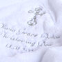 Personalised Faux Fur Christening Blanket, thumbnail 2 of 7