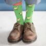 Green Banana Socks For Men, thumbnail 3 of 4