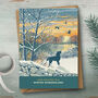 The Spaniel Dog Walking Christmas Card Collection, thumbnail 4 of 12