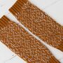 Scatter Lambswool Knitted Wrist Warmers, thumbnail 9 of 12