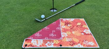 Personalised Hawaii Five Under Golf Towel, 2 of 5
