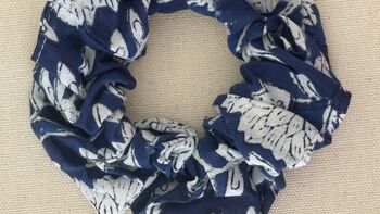 Print Scrunchie, Lighweight Soft Cotton, 9 of 13