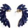 Vintage Glass Angel Wing Earrings, thumbnail 5 of 12