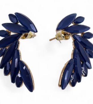 Vintage Glass Angel Wing Earrings, 5 of 12