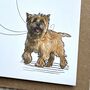 Cairn Terrier Mother's Day Card, thumbnail 3 of 4