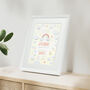Personalised On The Day You Were Born Rainbow Framed Print, thumbnail 2 of 10