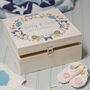 Personalised New Baby Wooden Memory Box, thumbnail 3 of 4