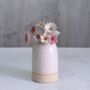 Fuchsia, White And Gold Ceramic Flower Bouquet, thumbnail 2 of 12
