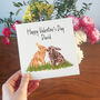 Personalised Kissing Bunnies Valentine's Day Card, thumbnail 3 of 4