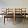 Mid Century Set Of Dining Chairs By Schreiber Furniture, thumbnail 2 of 12
