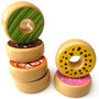 Wooden Donuts Pretend Play Food Set, thumbnail 5 of 5