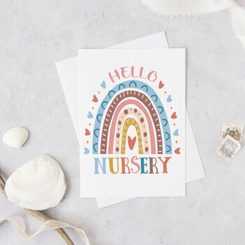 Hello Nursery Rainbow Card, 2 of 7