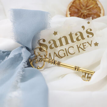 Personalised Santa's Magic Key Christmas Eve Activity Handmade Xmas Decoration Ornament, 9 of 10