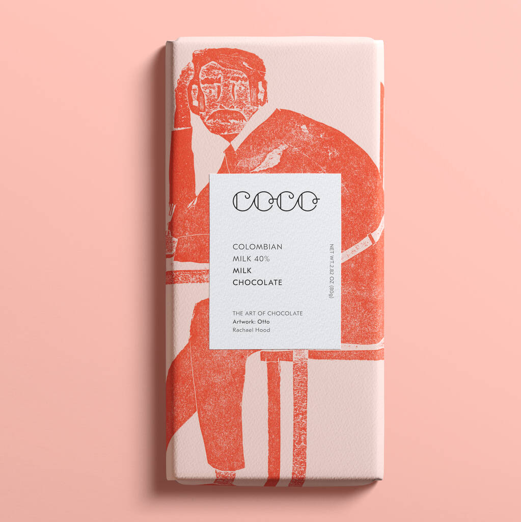 Coco Colombian Milk 80g Chocolate Bar By Stone