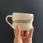 Abstract Splash Medium 300ml Coffee Mug In Cream, Black Or Turquoise, thumbnail 12 of 12