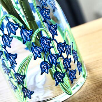Bluebell Small Glass Vase, 2 of 7