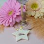 Wedding Star Glass Charms Personalised Set Of Five, thumbnail 5 of 10