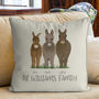 Personalised Donkey Family Cushion, thumbnail 6 of 7