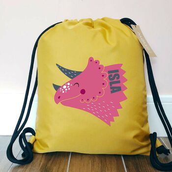 Personalised Dinosaur Pe Kit Bag, 4 of 7