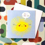 Hello Sunshine Greetings Card, thumbnail 3 of 4