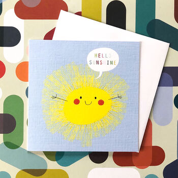 Hello Sunshine Greetings Card, 3 of 4