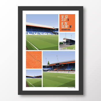 Luton Town Views Of Kenilworth Road Poster, 7 of 7