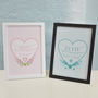 Personalised Floral Heart Print, thumbnail 6 of 6