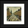 Framed 'Royal Mile' Print. Lowry Style, thumbnail 1 of 2