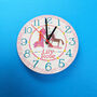 Personalised Wall Clock For New Baby, thumbnail 7 of 7