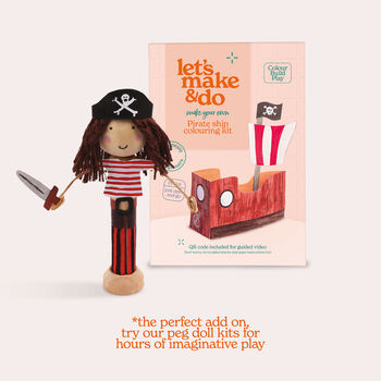 Pirate Ship Colouring And Construction Kit, 7 of 9