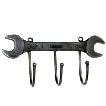 Recycled Spanner Coat Hook, 3 of 4