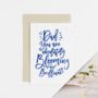 Blooming Brilliant Dad Plantable Fathers Day Card, thumbnail 1 of 6