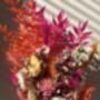 Tropical Vibe Dried Flower Posy With Jar, thumbnail 7 of 9