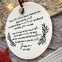 Memorial Christmas Acrylic Poem Decoration, thumbnail 2 of 3