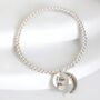 Sterling Silver I Love You To The Moon And Back Bracelet, thumbnail 4 of 7