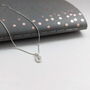 Sterling Silver Padlock Charm Necklace, thumbnail 1 of 6