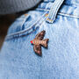 'Robins Appear When Loved Ones Are Near' Pin Badge, thumbnail 2 of 7