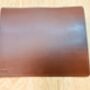 Personalised Leather Mouse Mat, Conker Brown, thumbnail 11 of 12