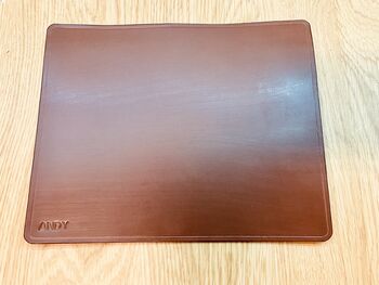 Personalised Leather Mouse Mat, Conker Brown, 11 of 12