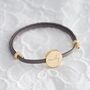 Silana Suede Personalised Friendship Bracelet, thumbnail 2 of 8