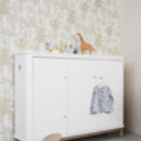 white adult clothes rail by nubie modern kids boutique ...