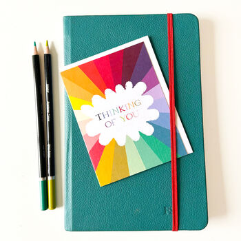 Mini Rainbow Thinking Of You Card, 4 of 4