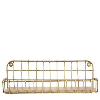 Metal Kitchen Shelf With Mango Wood Base, 2 of 2