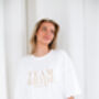 Personalised Embroidered 'Team Bride' T Shirt, thumbnail 4 of 8