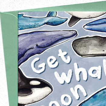 Get Whale Soon Get Well Soon Card, 2 of 5