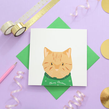 Christmas Cat Card, Multiple Breed Options, 4 of 12